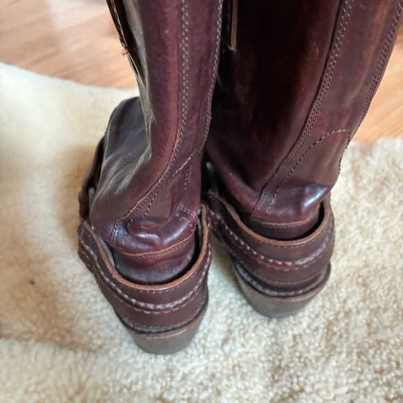 Frye Carmen Harness Short Motorcycle Boots - Picture 6 of 7